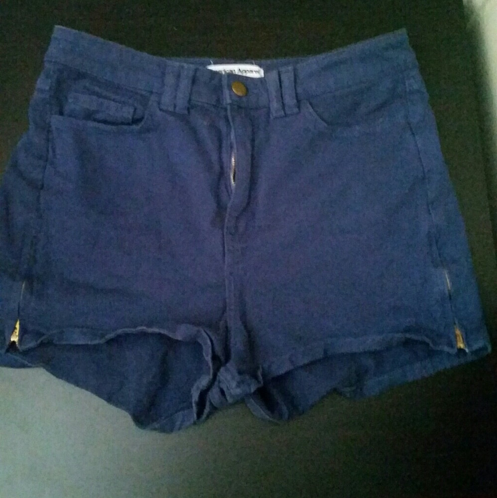 American apparel high waisted shorts
